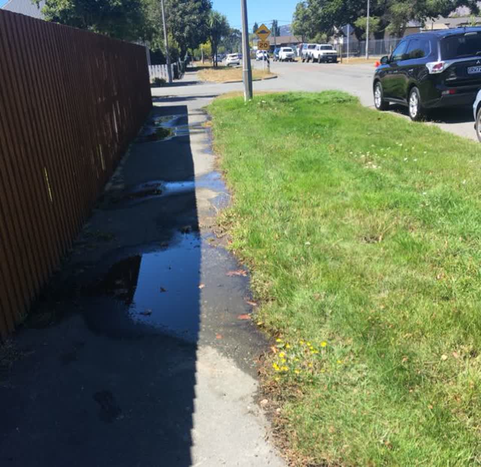 The photograph attached to this water supply report