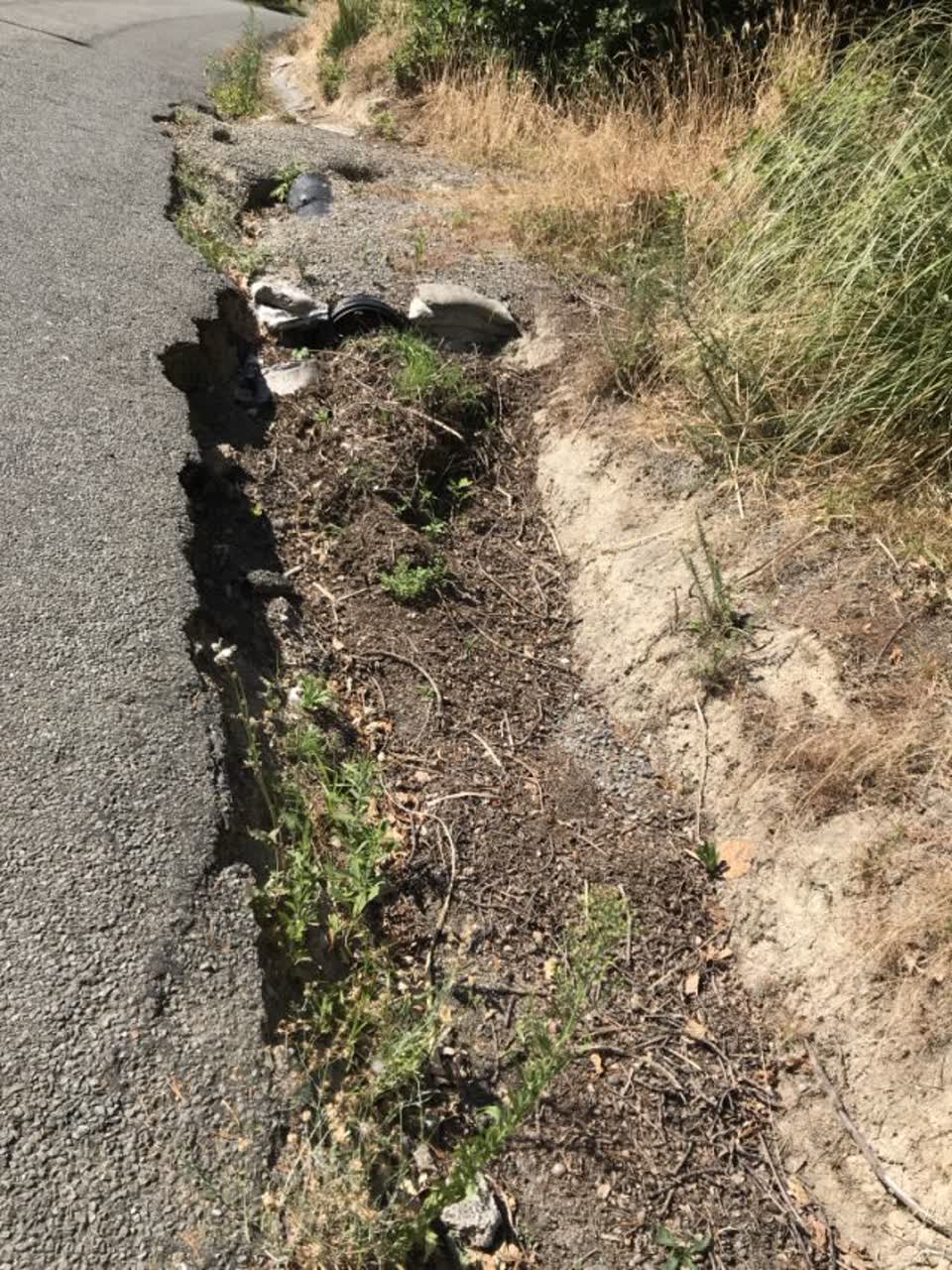 The photograph attached to this wastewater/stormwater report
