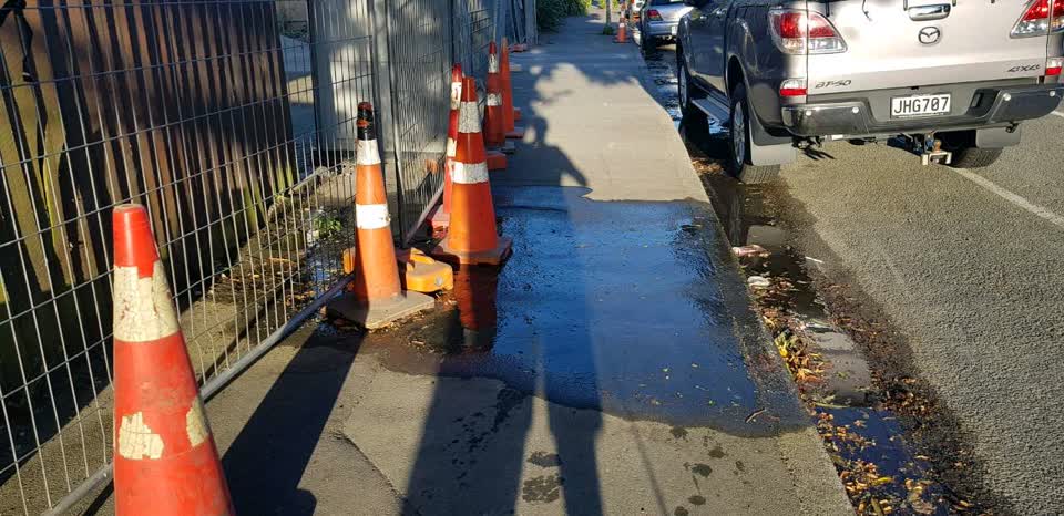 The photograph attached to this water supply report
