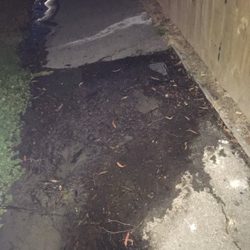 The photograph attached to this wastewater/stormwater report