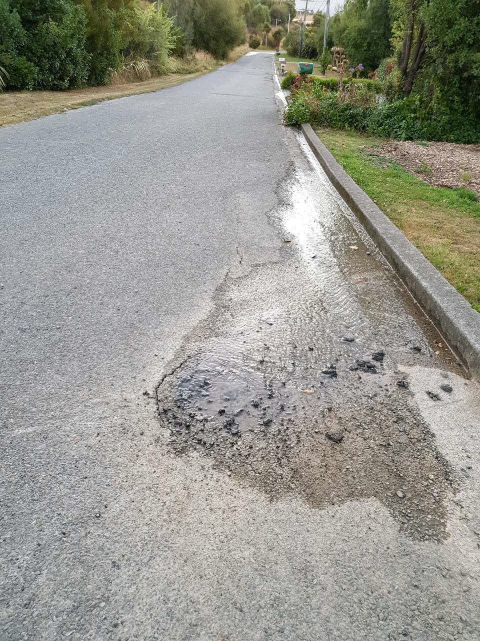 The photograph attached to this water supply report