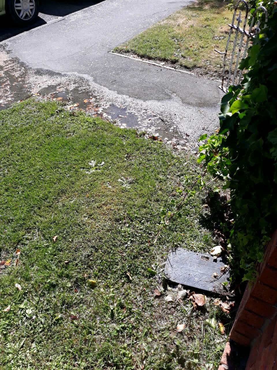 The photograph attached to this water supply report