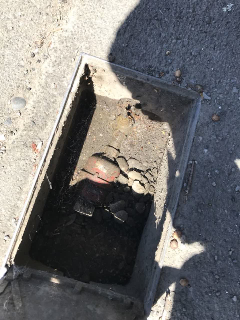 The photograph attached to this water supply report