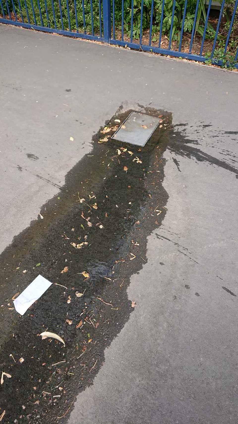 The photograph attached to this water supply report