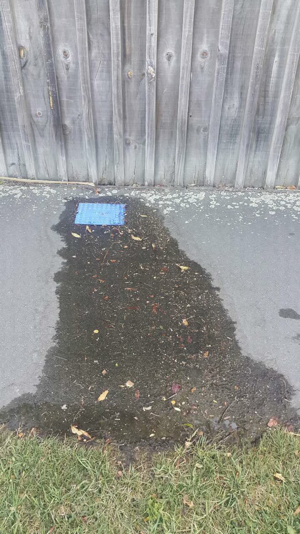 The photograph attached to this water supply report