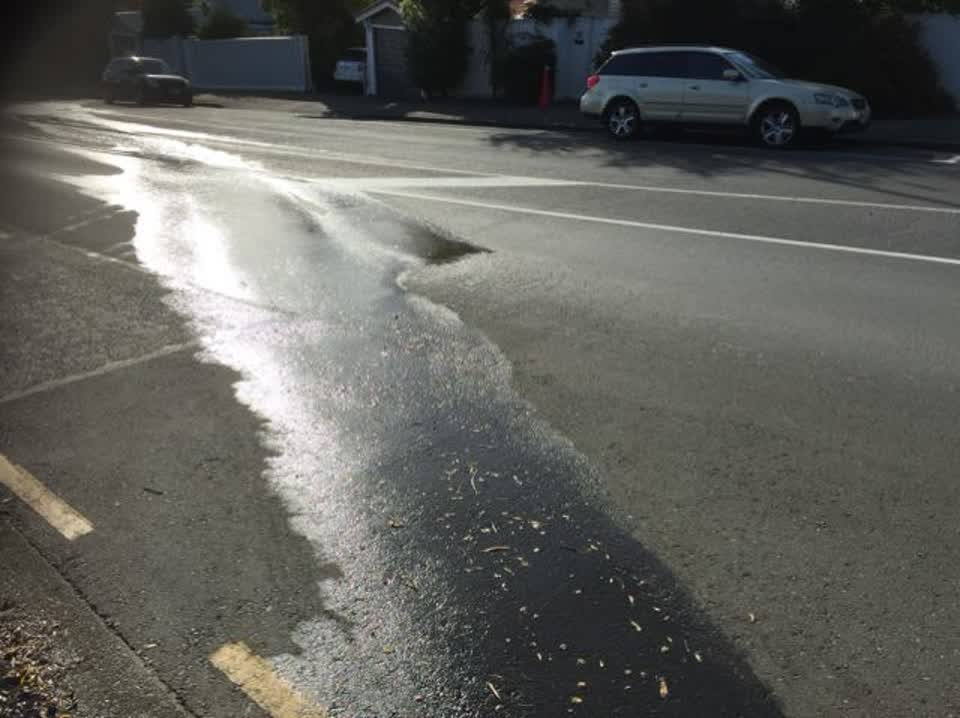 The photograph attached to this water supply report