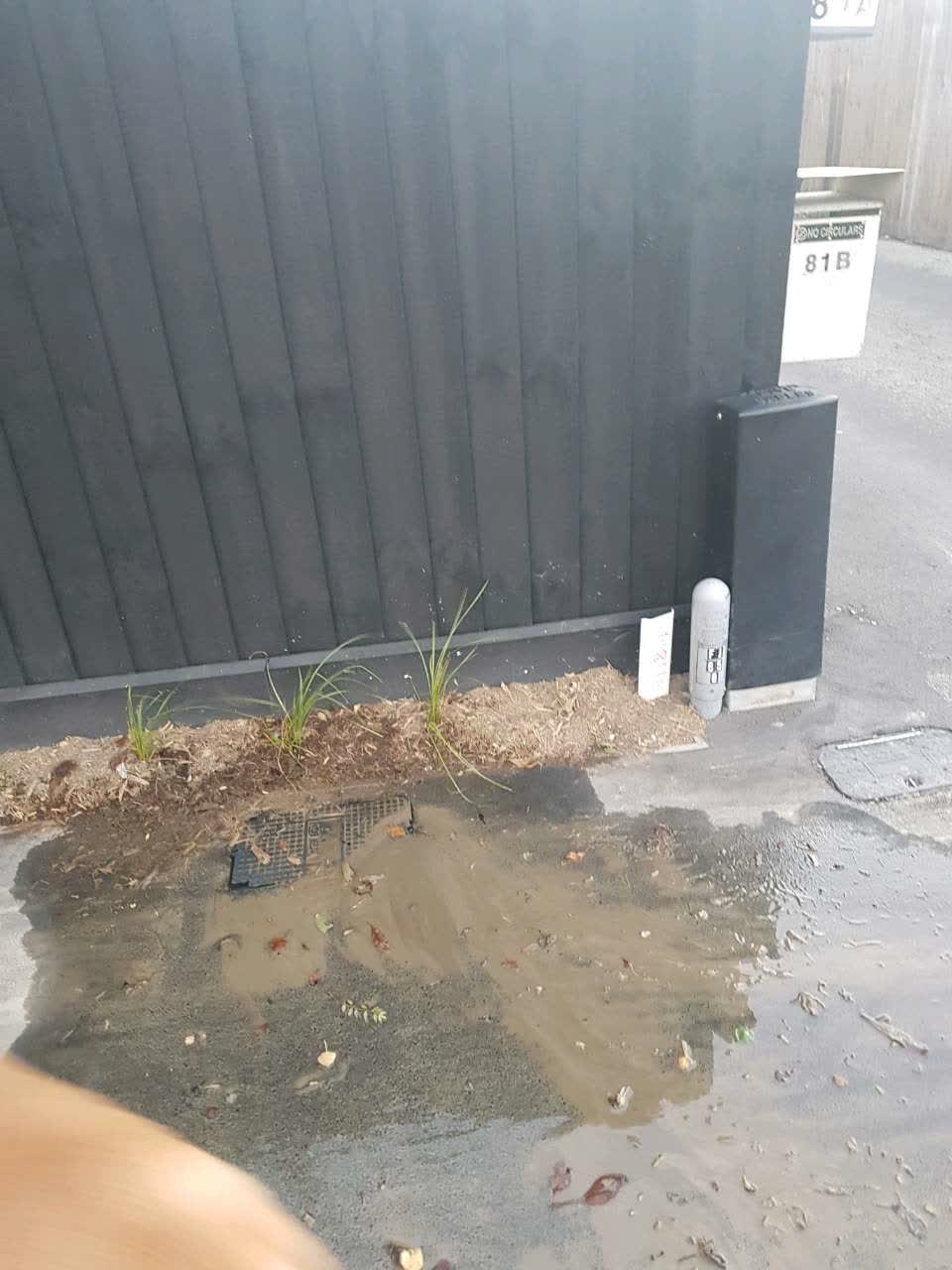 The photograph attached to this water supply report