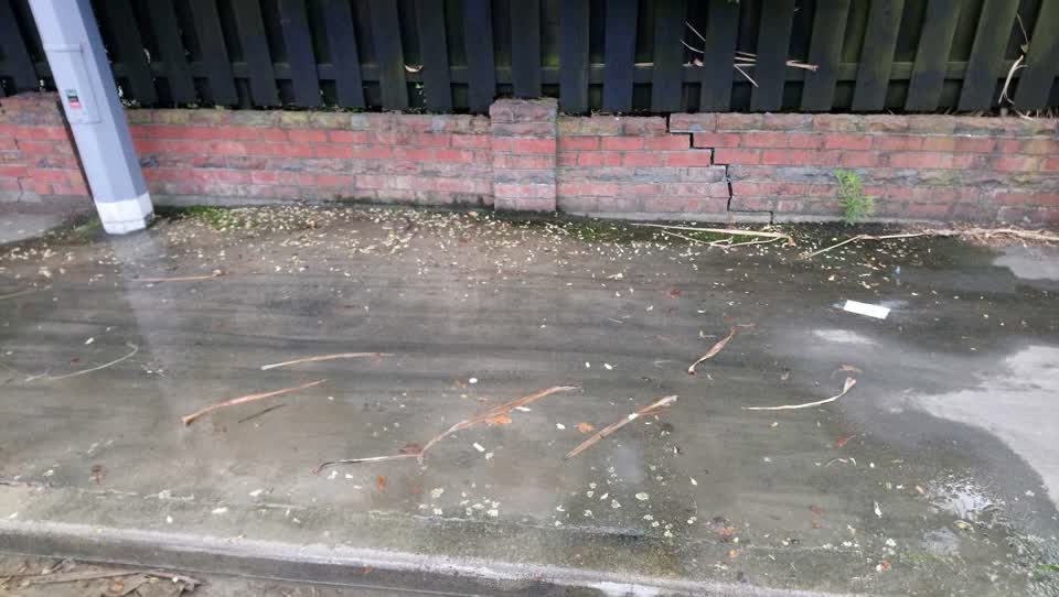 The photograph attached to this water supply report