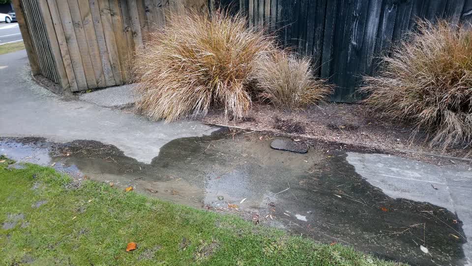 The photograph attached to this water supply report