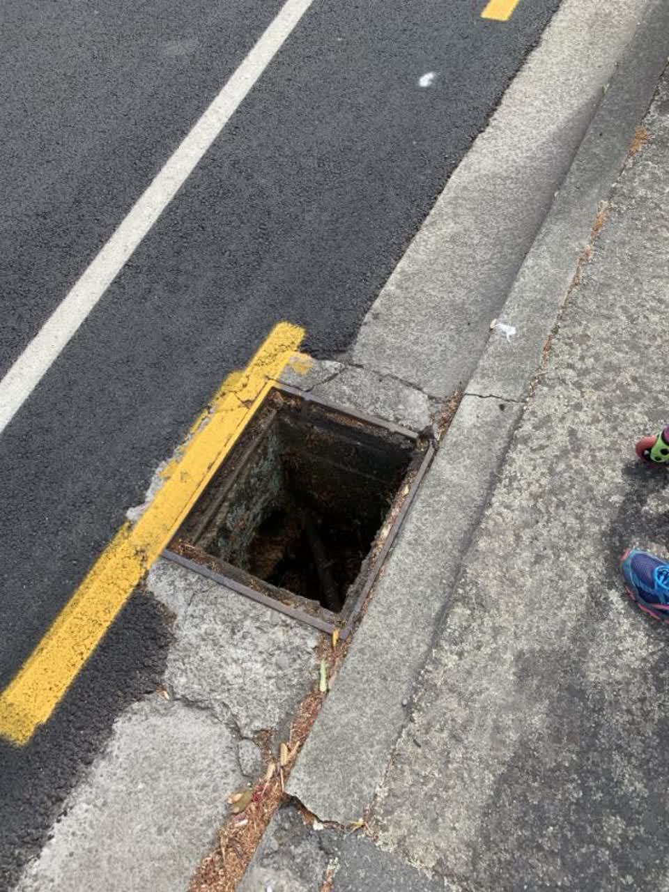 The photograph attached to this wastewater/stormwater report