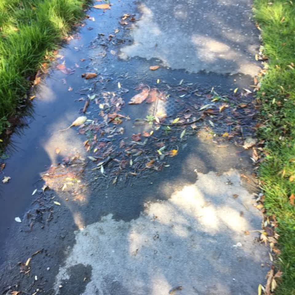 The photograph attached to this wastewater/stormwater report