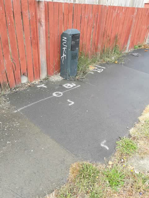 Graffiti, a report photo
