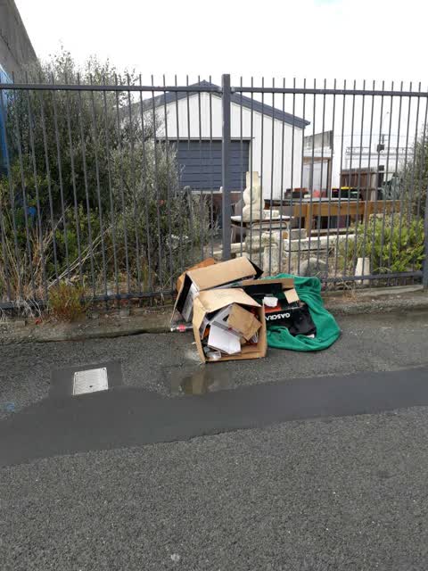 Rubbish/Recycling, a report photo