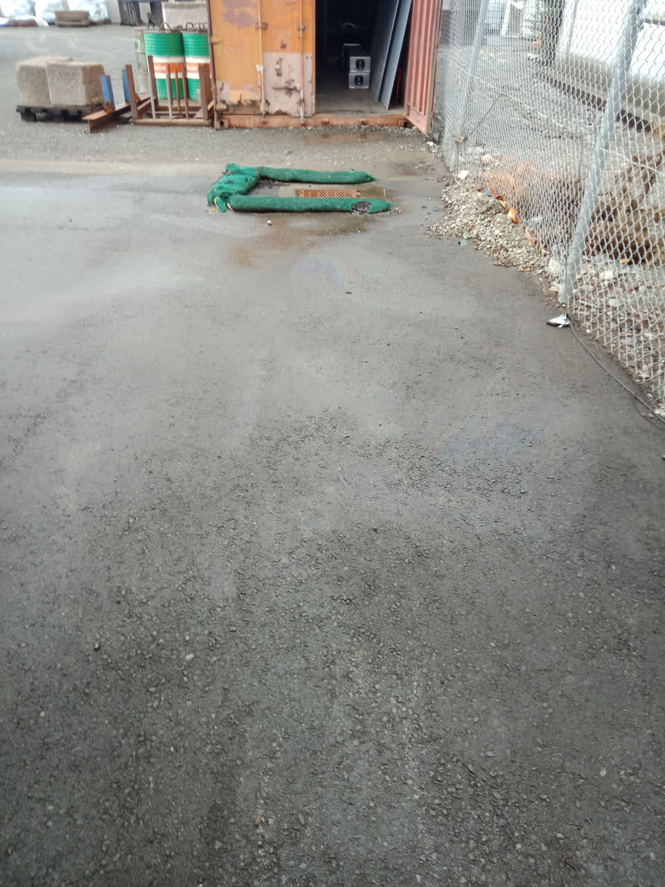 The photograph attached to this wastewater/stormwater report
