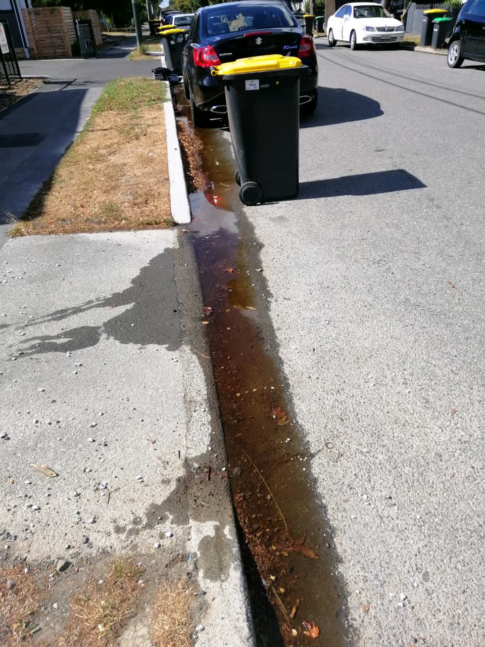 The photograph attached to this wastewater/stormwater report