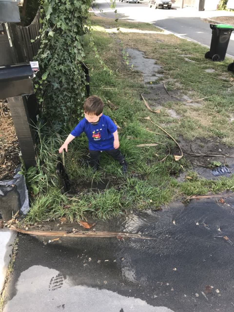 The photograph attached to this water supply report