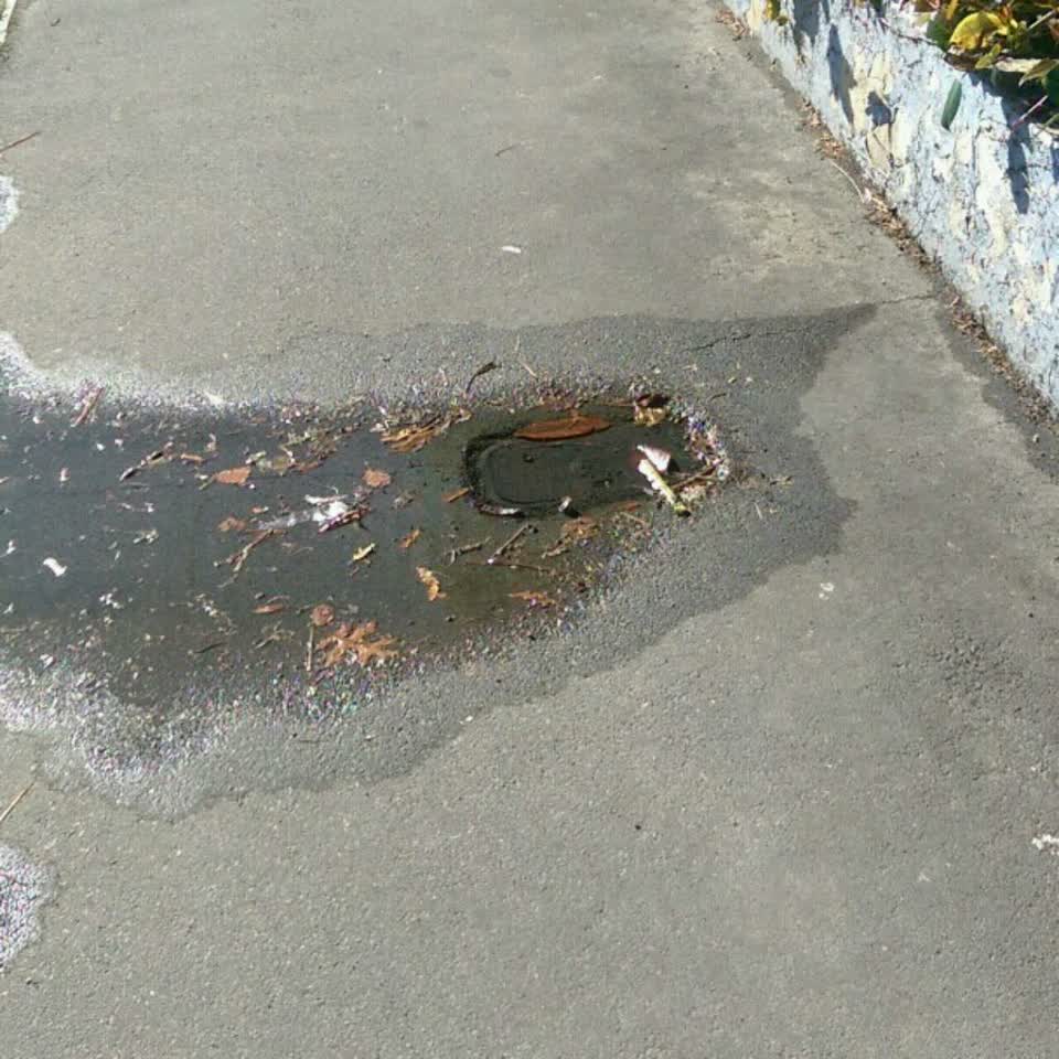 The photograph attached to this water supply report