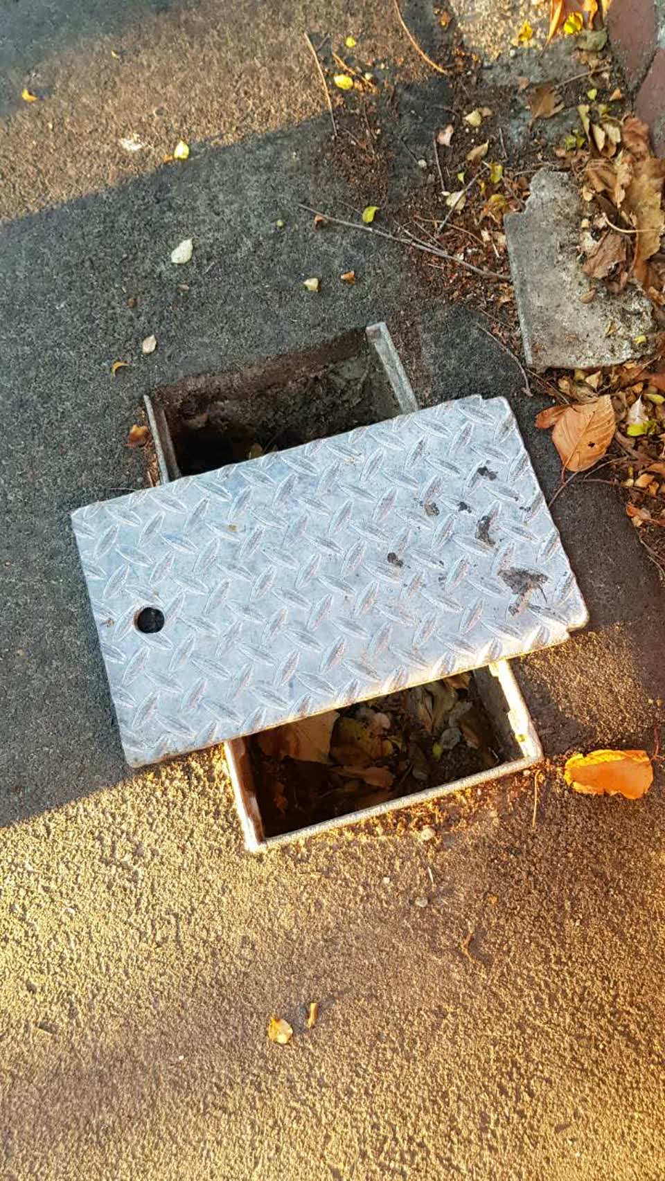 The photograph attached to this wastewater/stormwater report