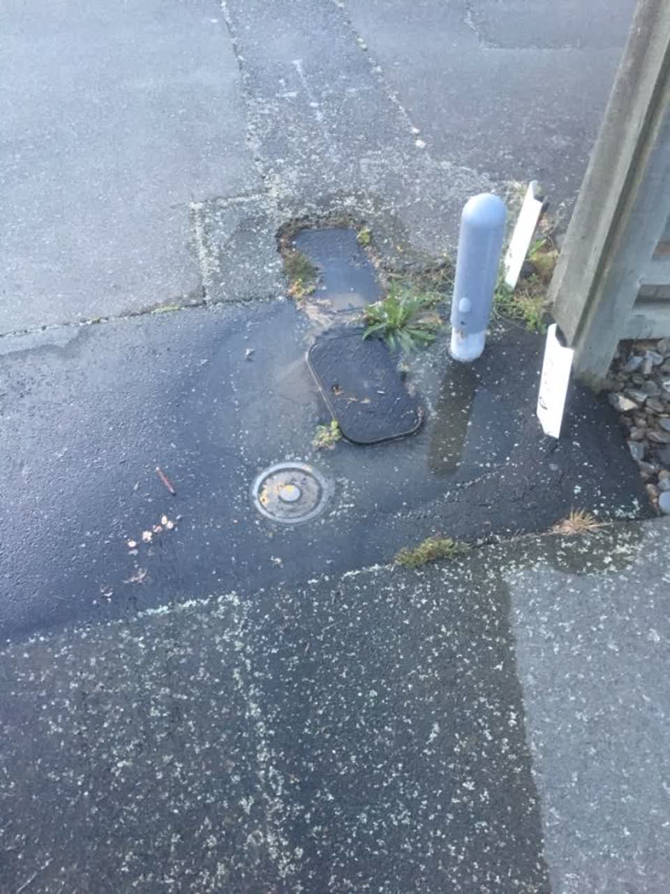 The photograph attached to this water supply report