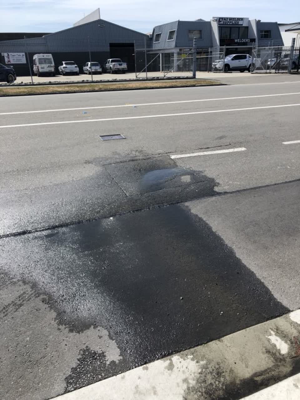 The photograph attached to this water supply report