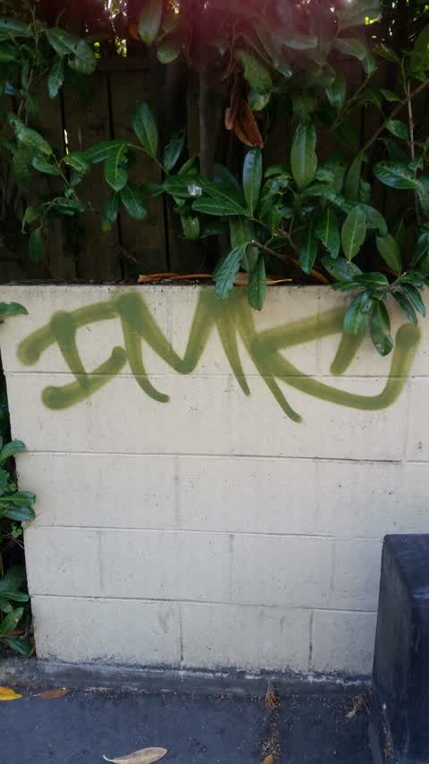 Graffiti, a report photo