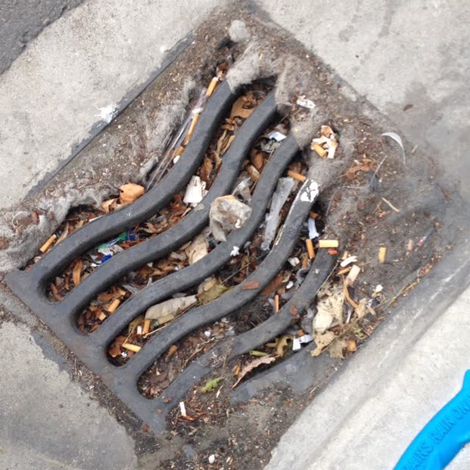 The photograph attached to this wastewater/stormwater report