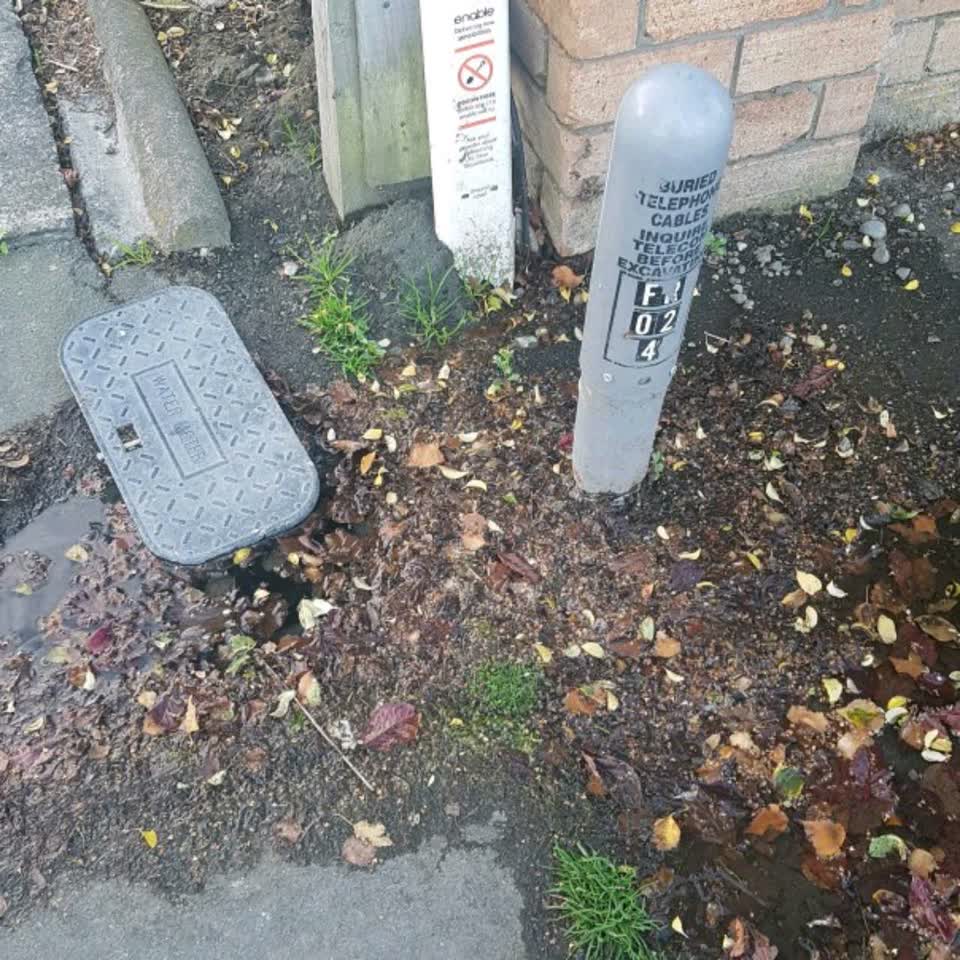 The photograph attached to this wastewater/stormwater report