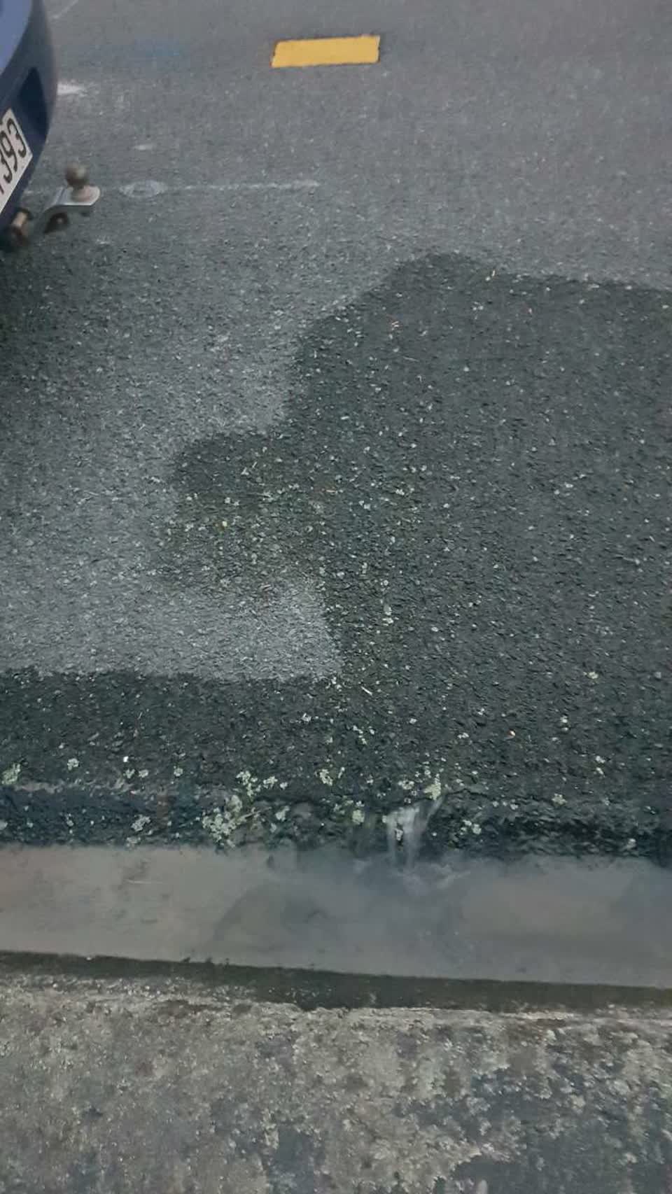 The photograph attached to this flooding report