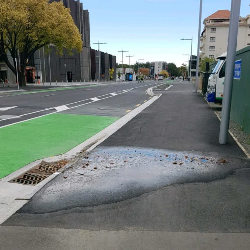 The photograph attached to this wastewater/stormwater report