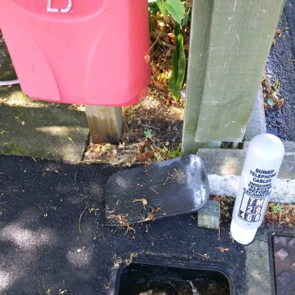 The photograph attached to this water supply report