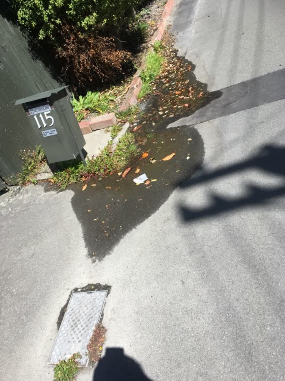 The photograph attached to this wastewater/stormwater report
