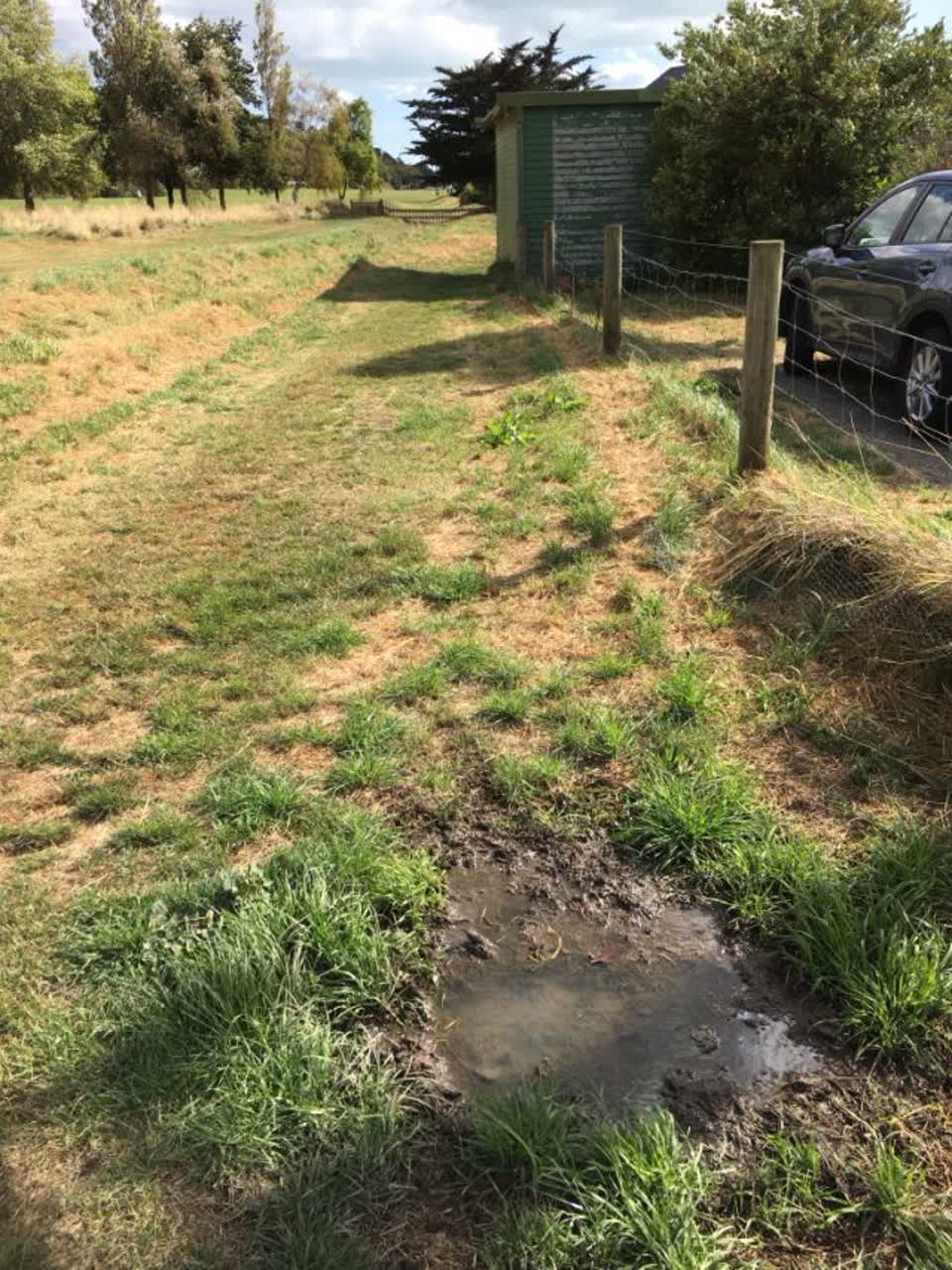 The photograph attached to this water supply report