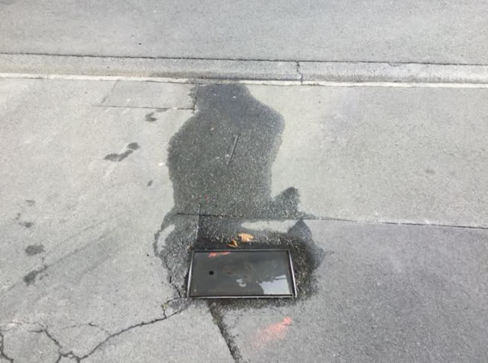 The photograph attached to this water supply report