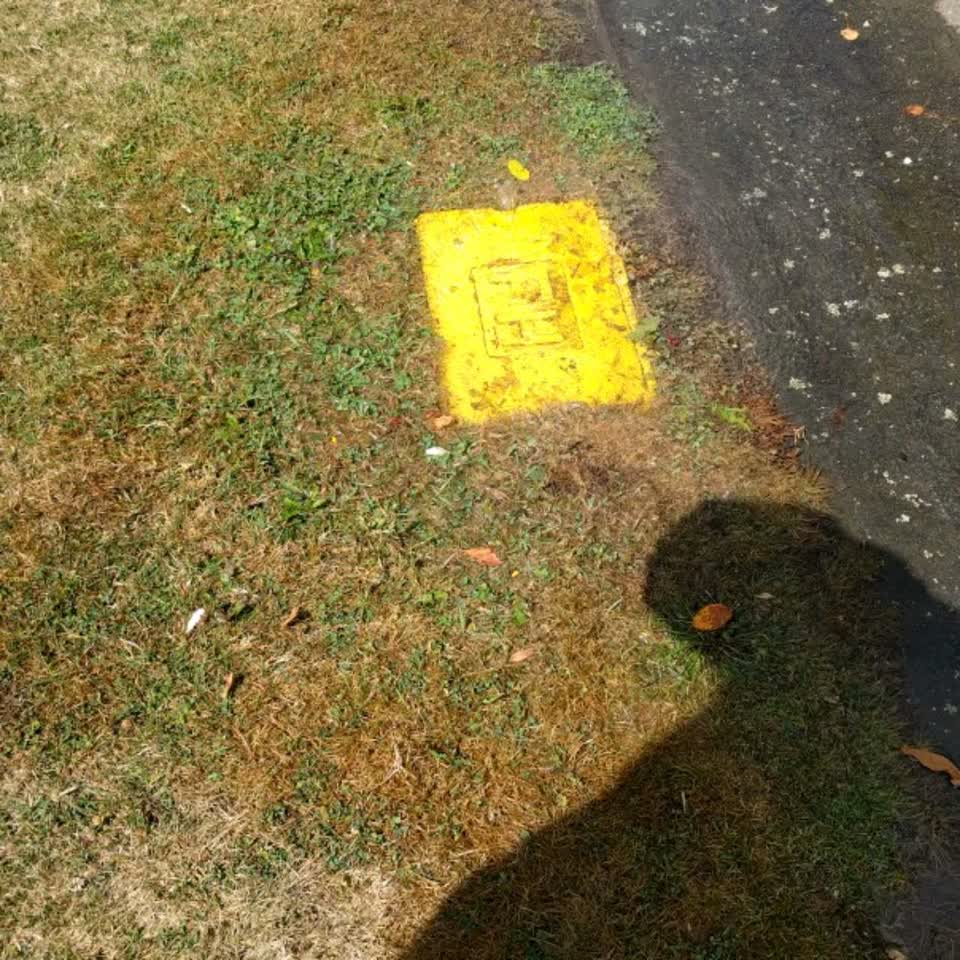 The photograph attached to this flooding report