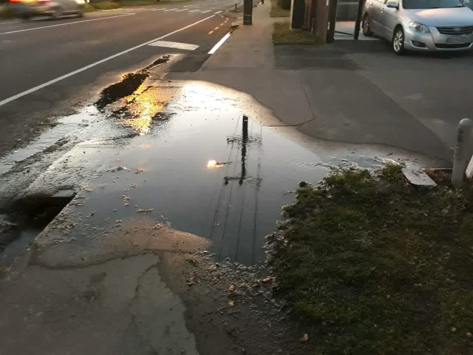 The photograph attached to this water supply report