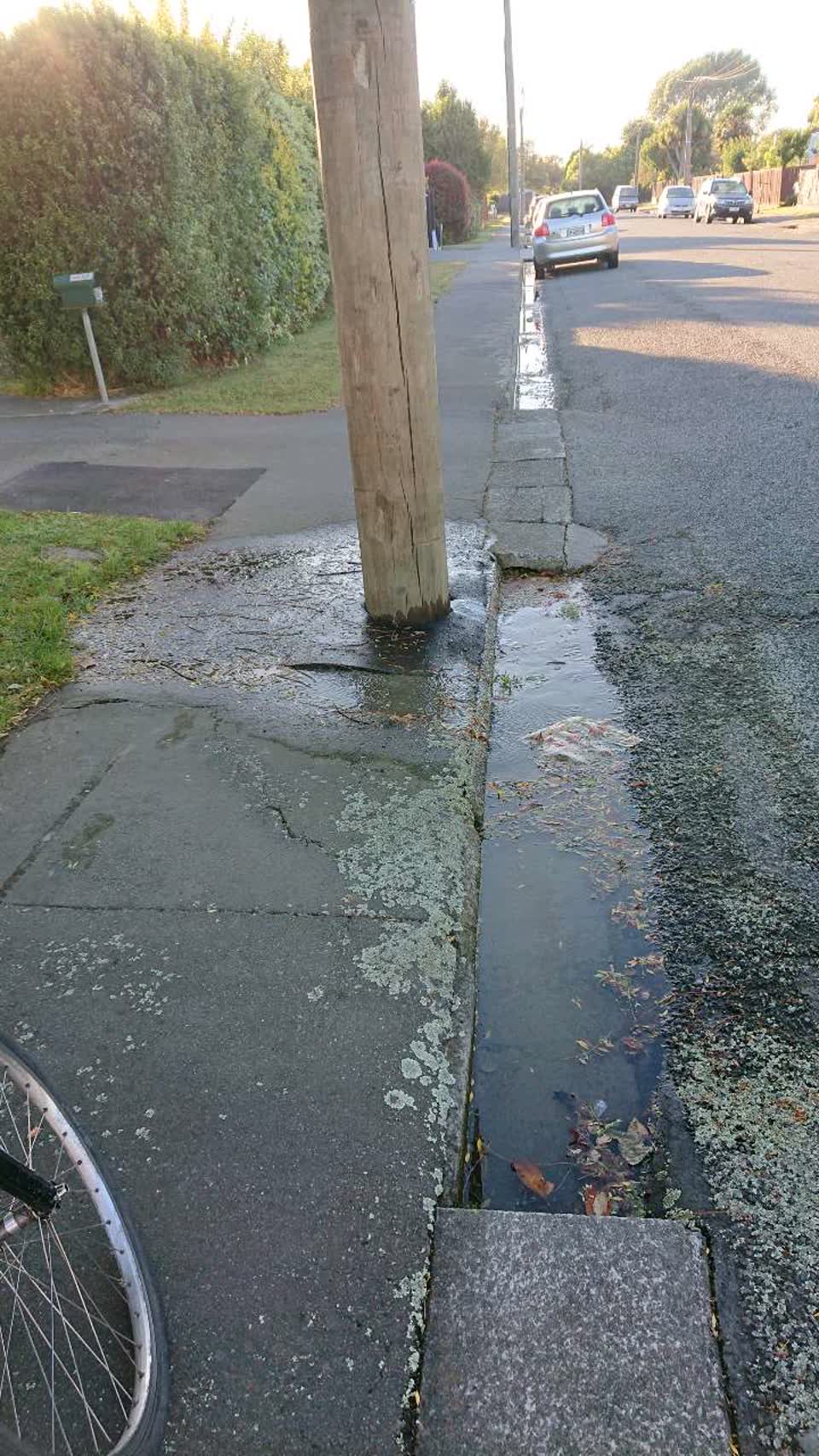 The photograph attached to this water supply report