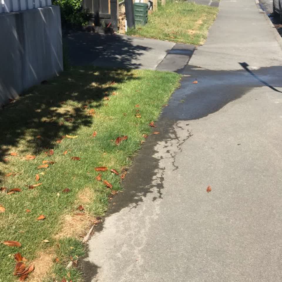 The photograph attached to this flooding report