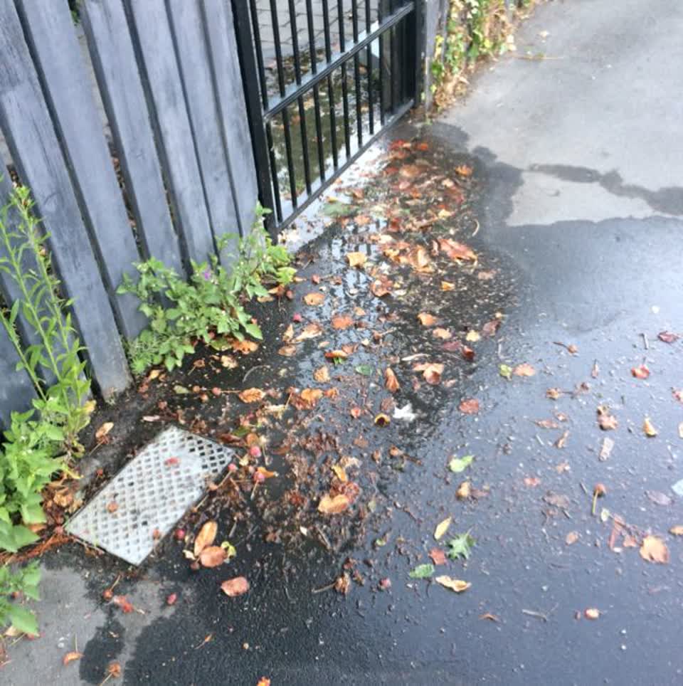 The photograph attached to this water supply report