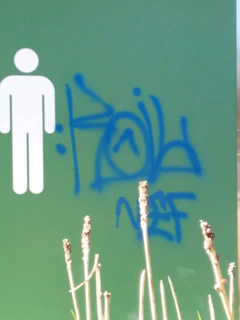 Graffiti, a report photo