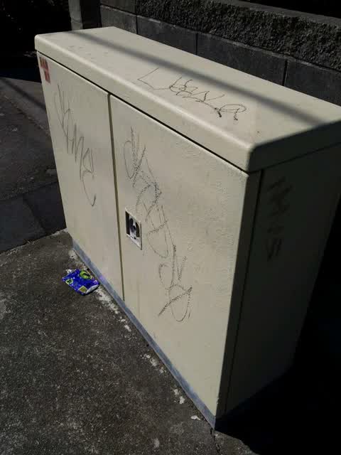Graffiti, a report photo