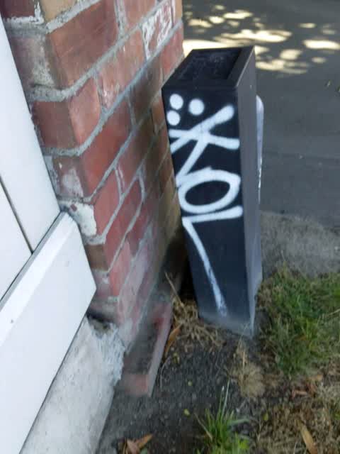 Graffiti, a report photo