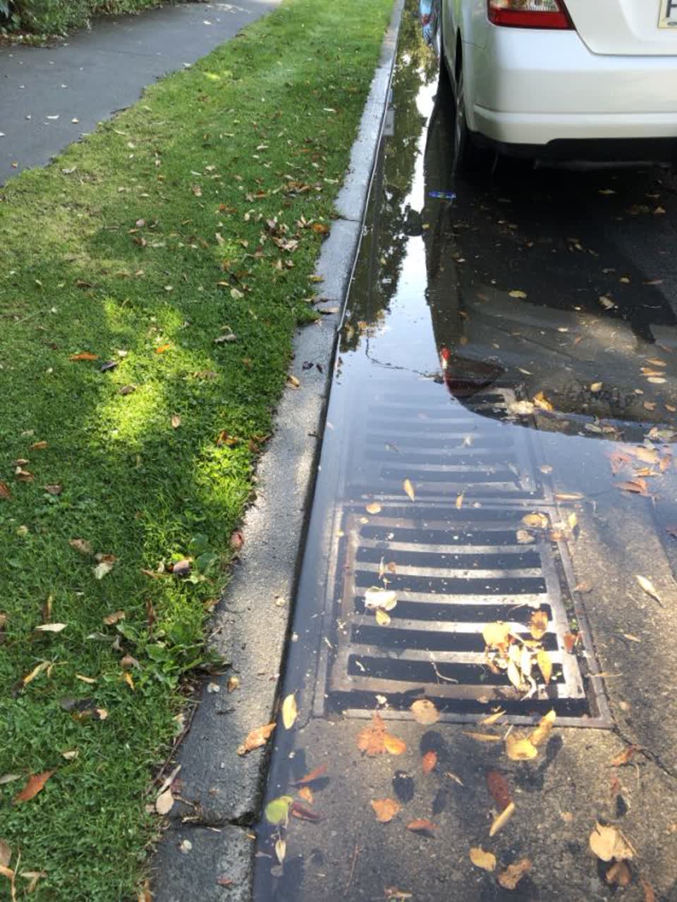 The photograph attached to this wastewater/stormwater report