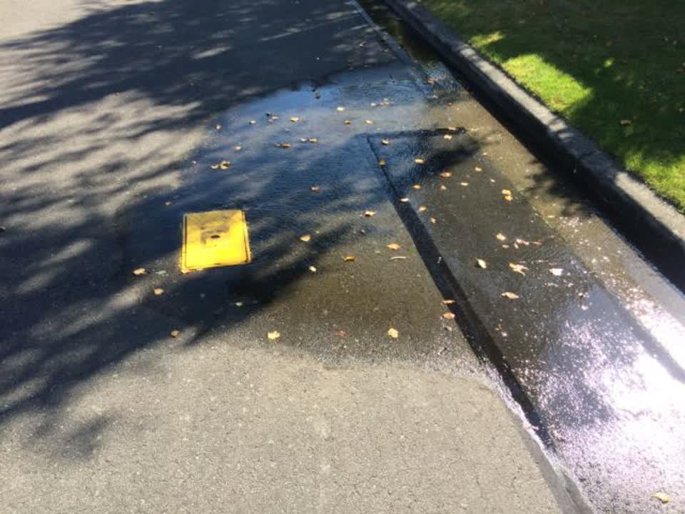 The photograph attached to this water supply report