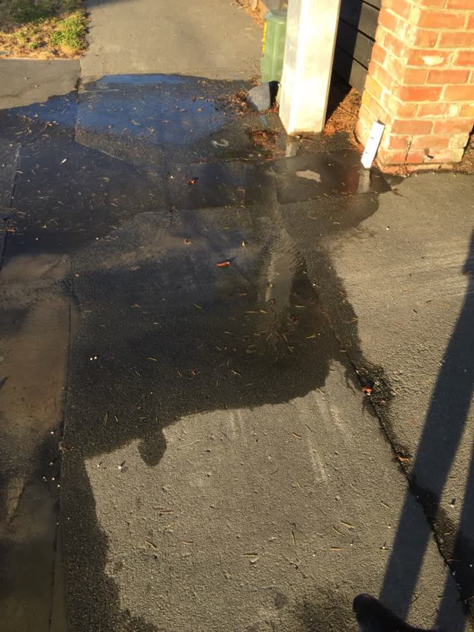 The photograph attached to this water supply report