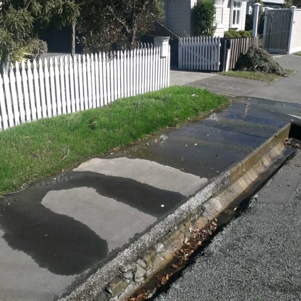 The photograph attached to this water supply report