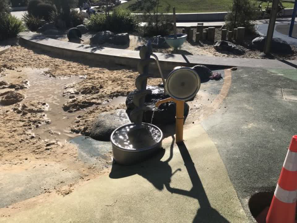 The photograph attached to this water supply report
