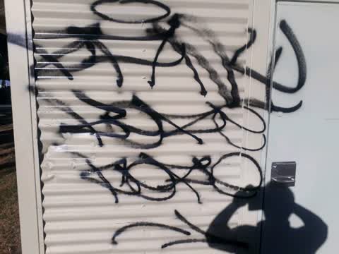 Graffiti, a report photo