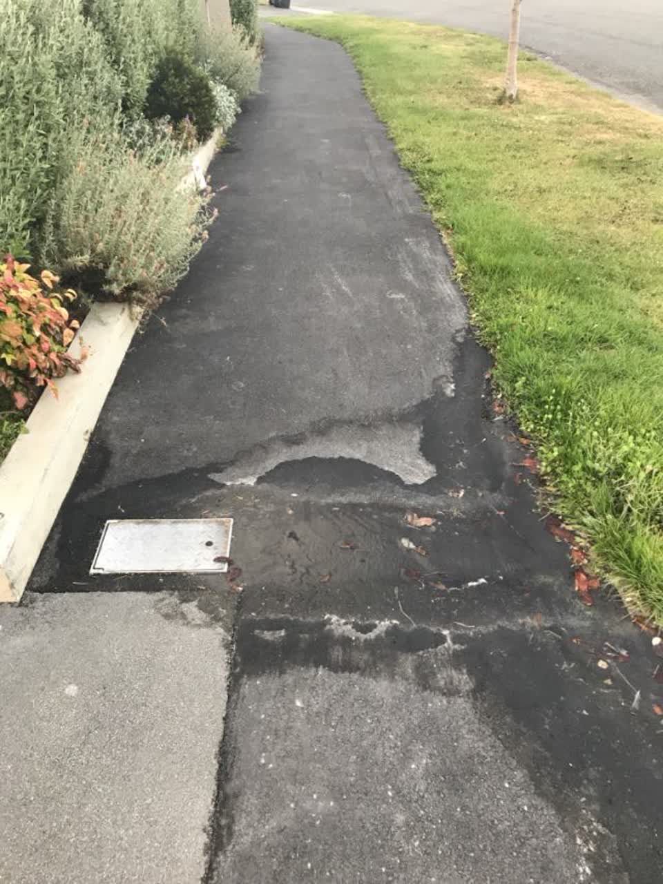 The photograph attached to this water supply report