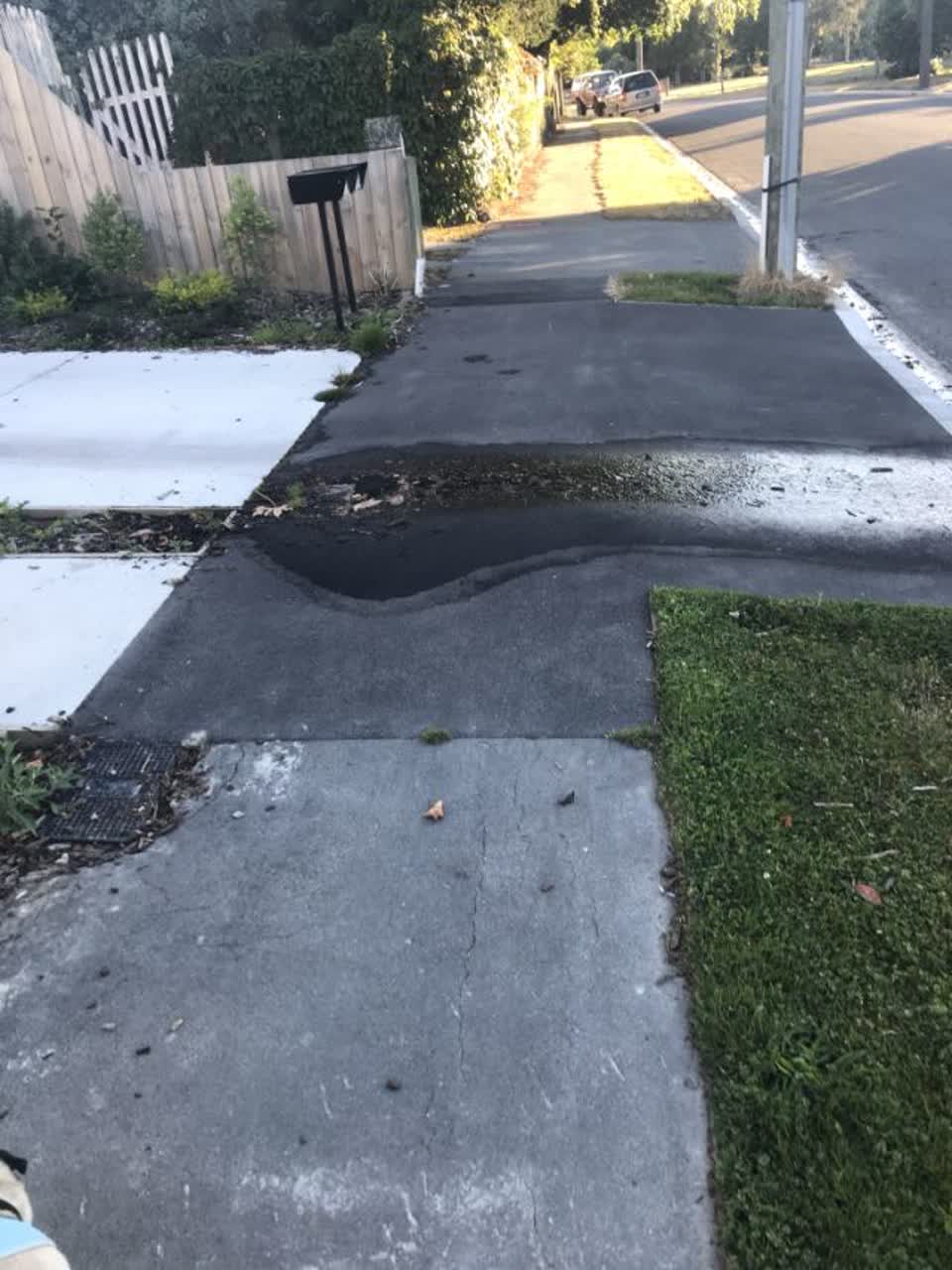 The photograph attached to this water supply report