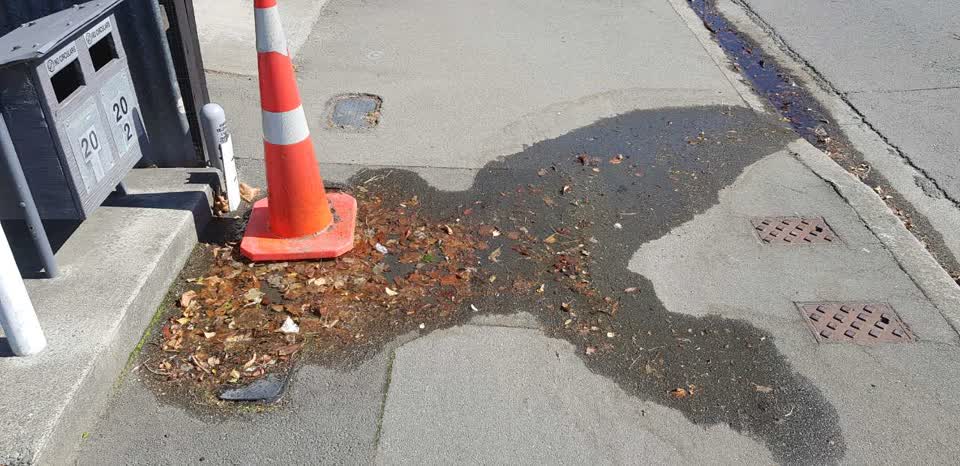 The photograph attached to this water supply report